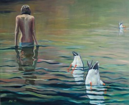 Öl auf Leinwand der Künstlerin Simone Westphal aus Berlin und Potsdam