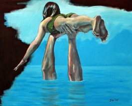 Acryl auf Leinwand der Künstlerin Simone Westphal aus Berlin und Potsdam