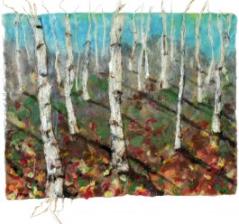 Papiermalerei der Künstlerin Simone Westphal aus Berlin und Potsdam